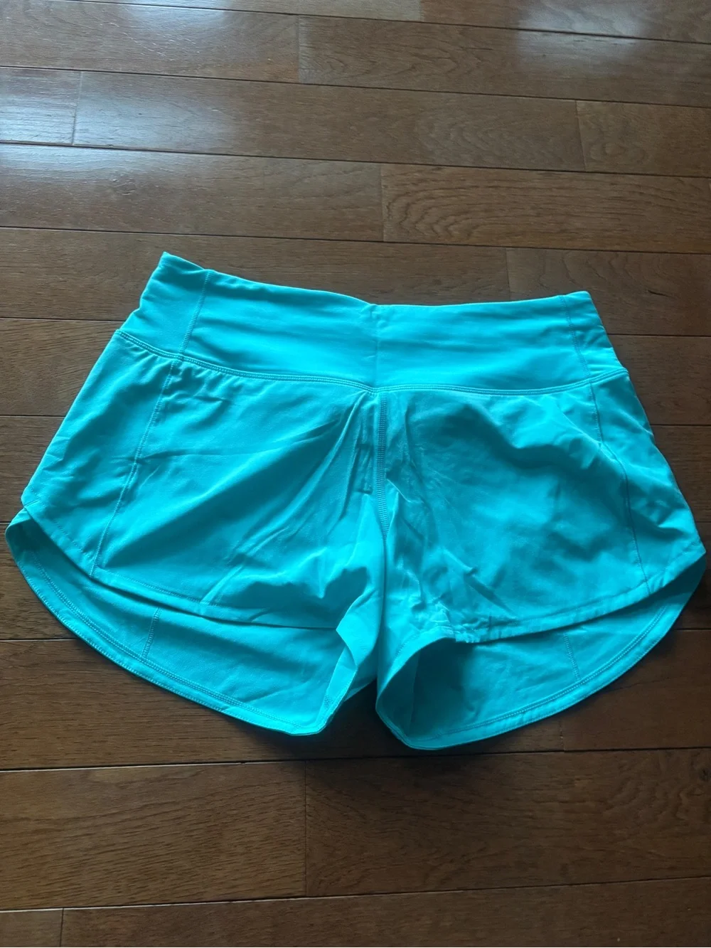 Lululemon Teal Aqua Speed-Up Shorts